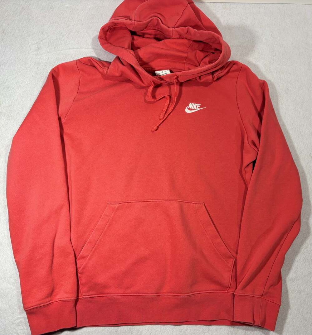 Nike Sportswear Club fleece Red Pullover Hoodie